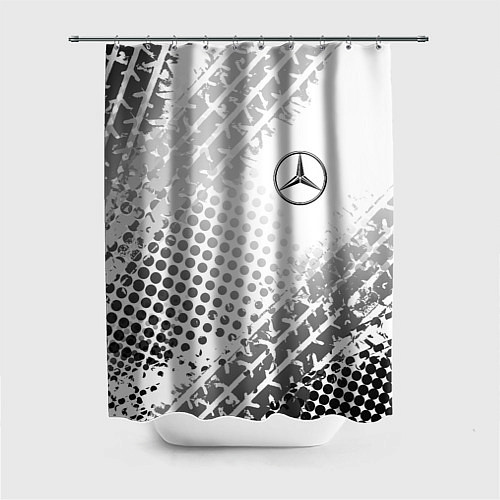 Шторка для ванной Mercedes-Benz / 3D-принт – фото 1