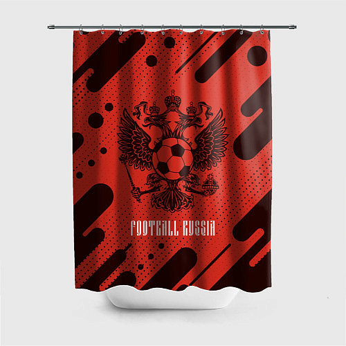 Шторка для ванной FOOTBALL RUSSIA Футбол / 3D-принт – фото 1