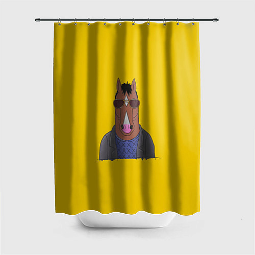 Шторка для ванной Конь БоДжек / 3D-принт – фото 1