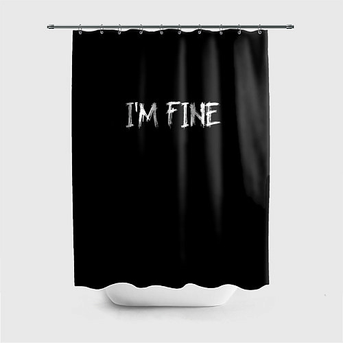 Шторка для ванной Im Fine / 3D-принт – фото 1