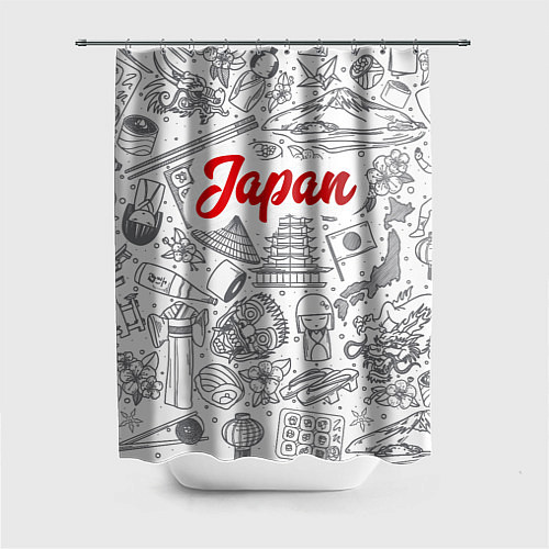 Шторка для ванной Япония Z / 3D-принт – фото 1