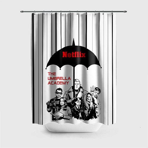 Шторка для ванной The Umbrella Academy Season 3 / 3D-принт – фото 1