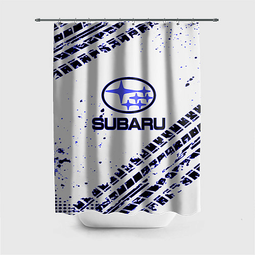 Шторка для ванной SUBARU / 3D-принт – фото 1