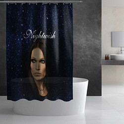 Шторка для душа Nightwish Tarja Turunen Z, цвет: 3D-принт — фото 2