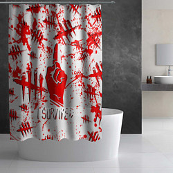 Шторка для душа Dead by Daylight, цвет: 3D-принт — фото 2