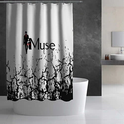 Шторка для душа Muse, цвет: 3D-принт — фото 2