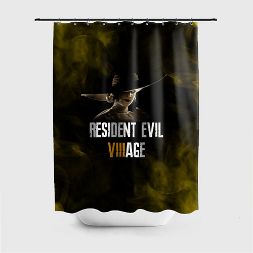 Шторка для ванной RESIDENT EVIL VILLAGE LADY DIMITRESCU Z / 3D-принт – фото 1