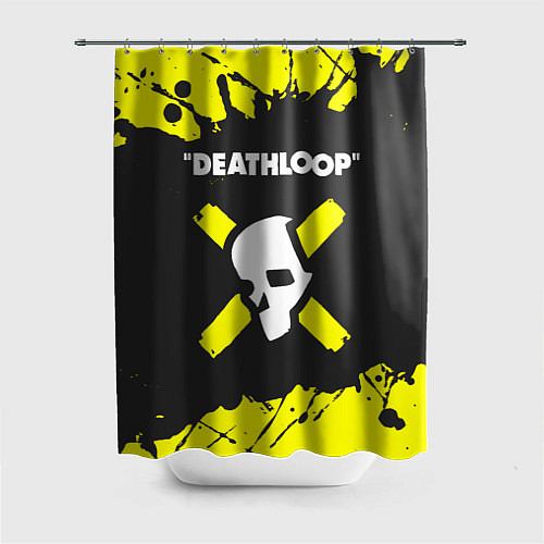 Шторка для ванной Deathloop - Paint / 3D-принт – фото 1