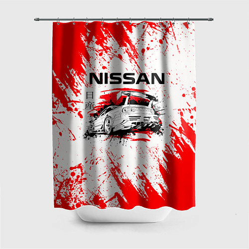 Шторка для ванной Nissan / 3D-принт – фото 1