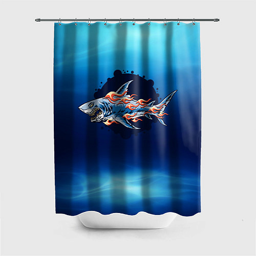 Шторка для ванной Shark / 3D-принт – фото 1