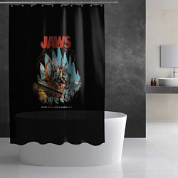 Шторка для душа Jaws cinema, цвет: 3D-принт — фото 2