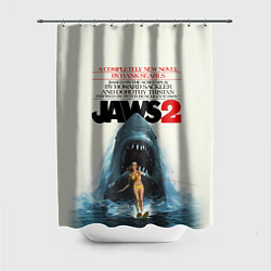 Шторка для душа Jaws 2, цвет: 3D-принт