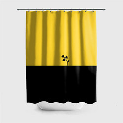 Шторка для ванной Радиоактивный цветок