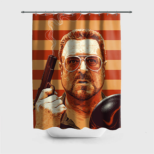 Шторка для ванной Walter Sobchak / 3D-принт – фото 1