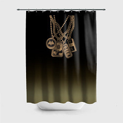Шторка для ванной Цепочка геймера