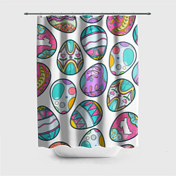 Шторка для ванной Пасхальные яйца
