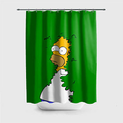 Шторка для ванной Мем с Гомером