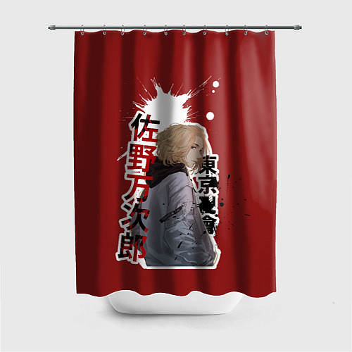 Шторка для ванной Tokyo Revengers anime / 3D-принт – фото 1