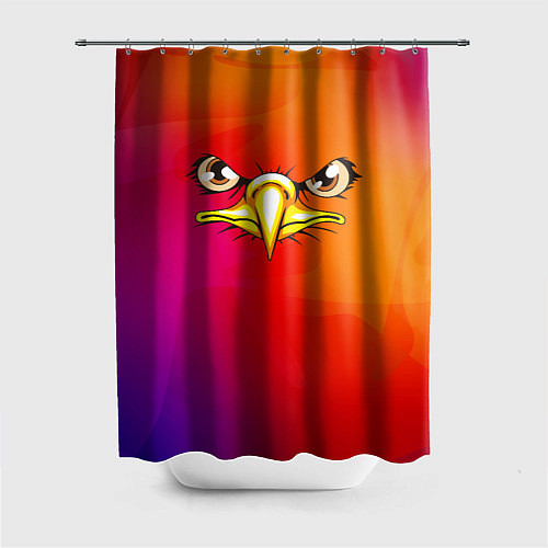 Шторка для ванной ОРЁЛ / 3D-принт – фото 1