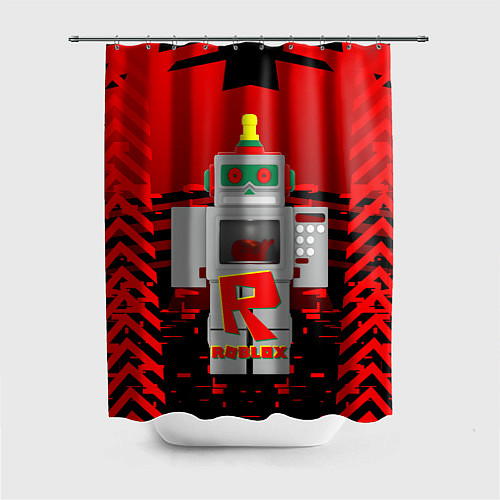 Шторка для ванной ROBO ROBLOX РОБЛОКС Z / 3D-принт – фото 1