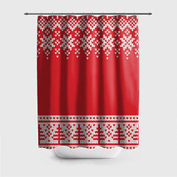 Шторка для ванной Зимний лес
