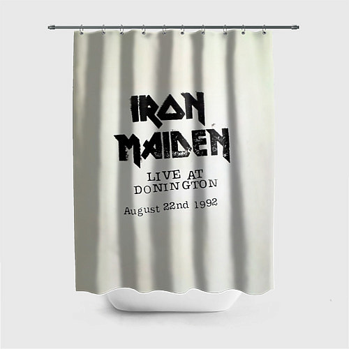 Шторка для ванной Live at Donington - Iron Maiden / 3D-принт – фото 1