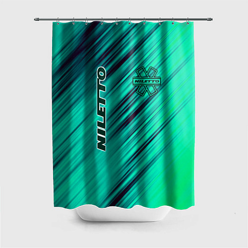 Шторка для ванной Нилетто Niletto лого / 3D-принт – фото 1