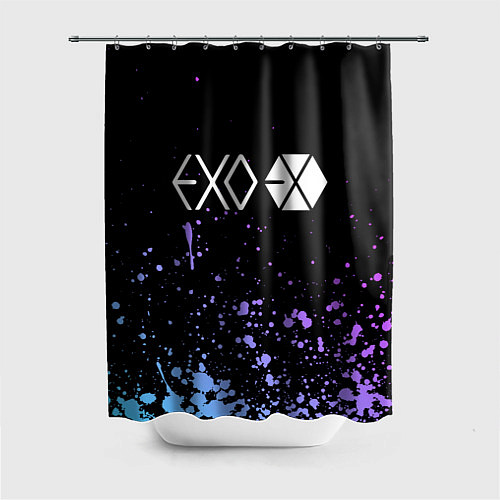 Шторка для ванной EXO BAND - ЭХО / 3D-принт – фото 1