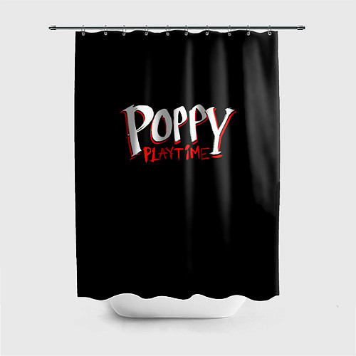 Шторка для ванной Poppy Playtime: Logo / 3D-принт – фото 1
