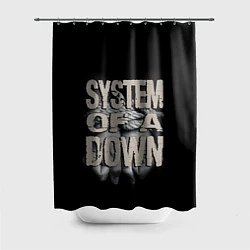 Шторка для душа System of a Down, цвет: 3D-принт