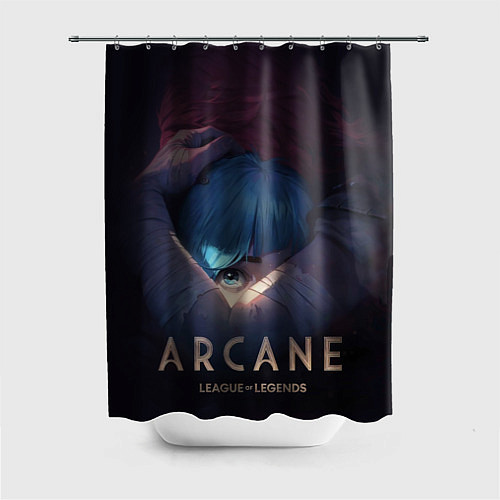 Шторка для ванной Arcane: League of Legends / 3D-принт – фото 1