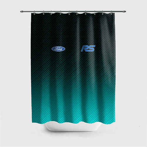 Шторка для ванной Ford ST Carbon / 3D-принт – фото 1