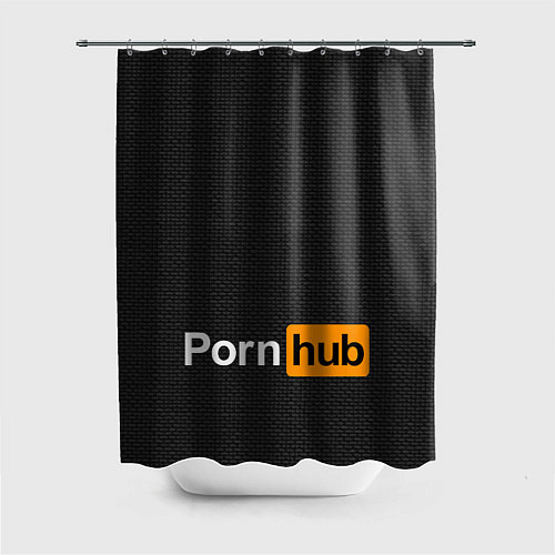 Шторка для ванной PORNOHUB PORNO HEAD / 3D-принт – фото 1