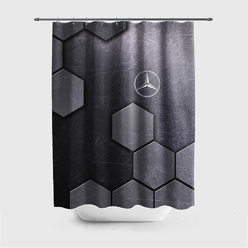 Шторка для ванной Mercedes-Benz vanguard pattern / 3D-принт – фото 1