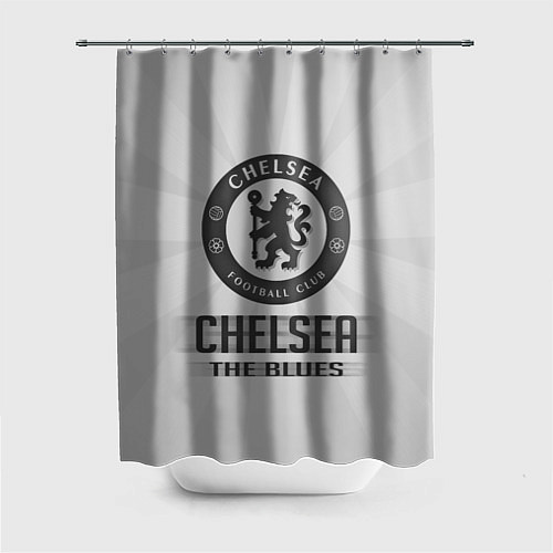 Шторка для ванной Chelsea FC Graphite Theme / 3D-принт – фото 1