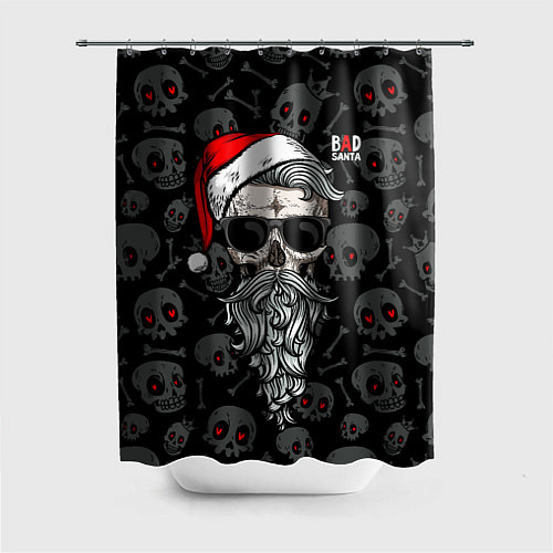 Шторка для ванной Santa from Hell / 3D-принт – фото 1