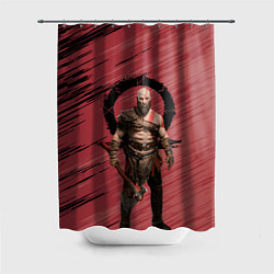 Шторка для душа Кратос God of War, цвет: 3D-принт