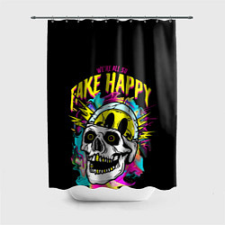 Шторка для ванной Fake Happy Фальшивое счастье