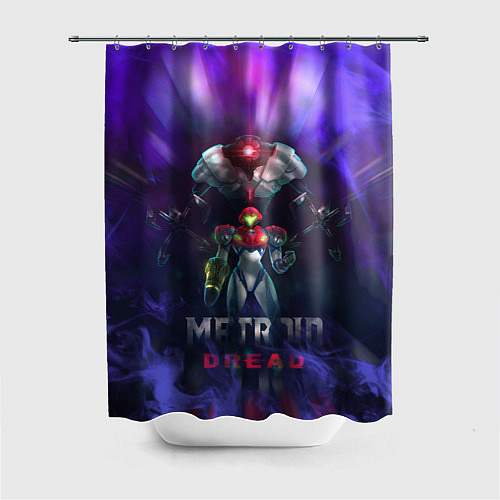Шторка для ванной Robo Metroid Dread / 3D-принт – фото 1