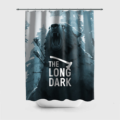 Шторка для ванной The Long Dark медведь / 3D-принт – фото 1