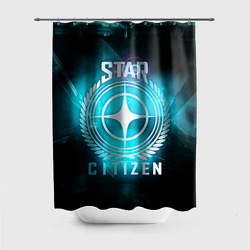 Шторка для ванной Star Citizen spaceship / 3D-принт – фото 1