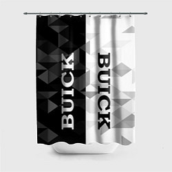 Шторка для душа Buick Black And White, цвет: 3D-принт