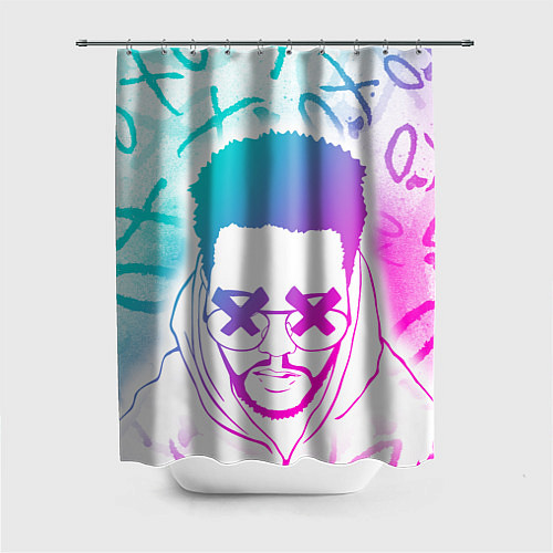 Шторка для ванной The Weeknd, XO / 3D-принт – фото 1