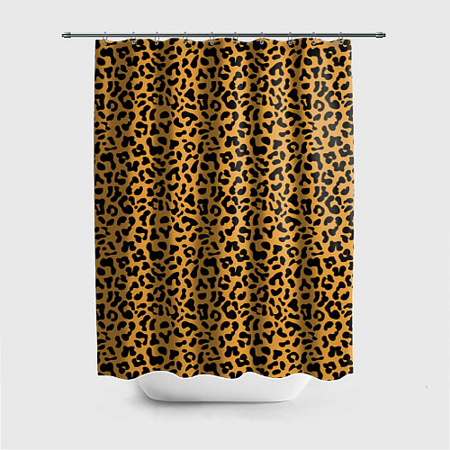 Шторка для ванной Леопард Leopard / 3D-принт – фото 1