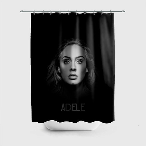 Шторка для ванной Портрет Адель / 3D-принт – фото 1