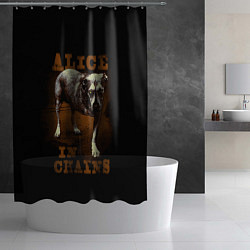 Шторка для душа Alice in chains Dog, цвет: 3D-принт — фото 2