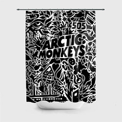 Шторка для ванной Arctic monkeys Pattern