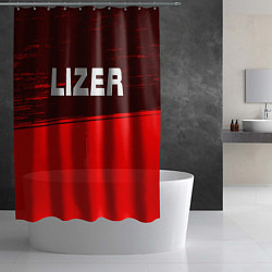 Шторка для душа Lizer - Краска, цвет: 3D-принт — фото 2