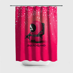 Шторка для ванной Among Us x Squid Game