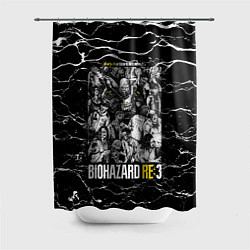 Шторка для душа Biohazard re3, цвет: 3D-принт